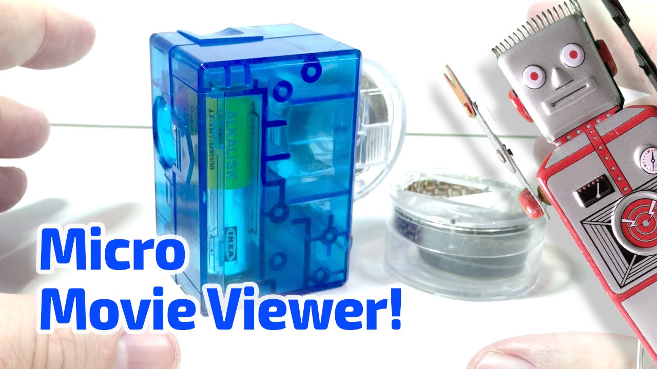 2005 MICRO MOVIE VIEWER With Superman Cartoon! Working Miniature by Fascinations