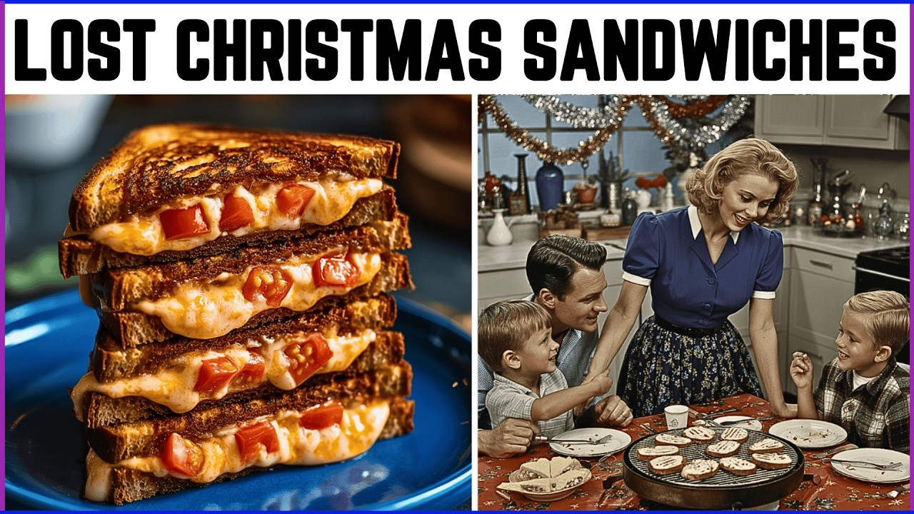 25 Christmas Sandwiches From the 1960s and 70s That Defined Christmas!
