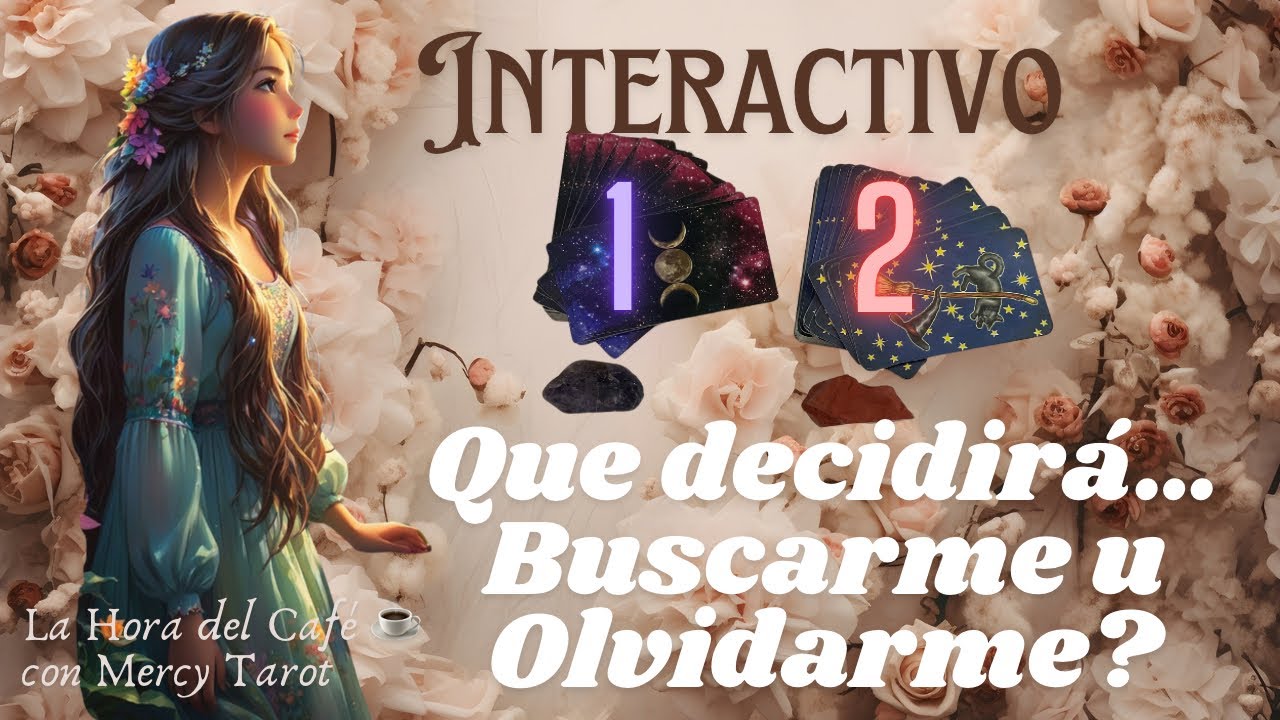 ❤️‍🩹 QUE DECIDIRÁ… OLVIDARME PARA SIEMPRE O BUSCARME? 🧐 #expareja #contactocero #tarot #hoy