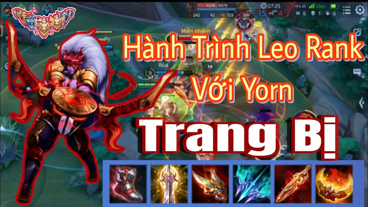 [ TOP 1 YORN ] YORN LEO RANK ĐƠN CỰC UY TÍN - LQMB