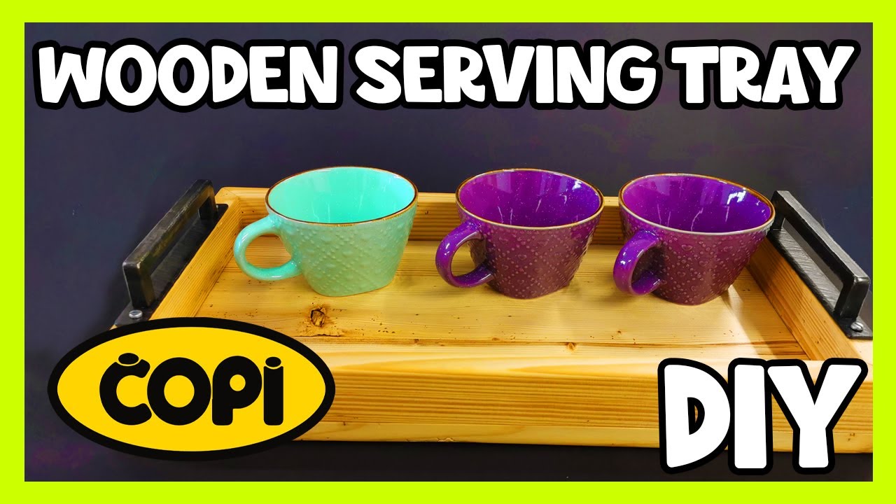 Make a WOODEN SERVING TRAY || 120 years old pine