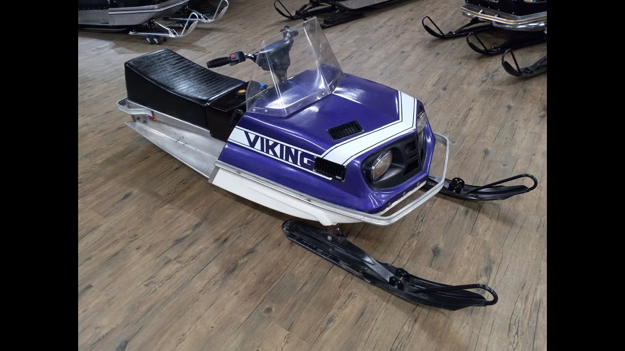 Viking snowmobile - original condition -- in purple