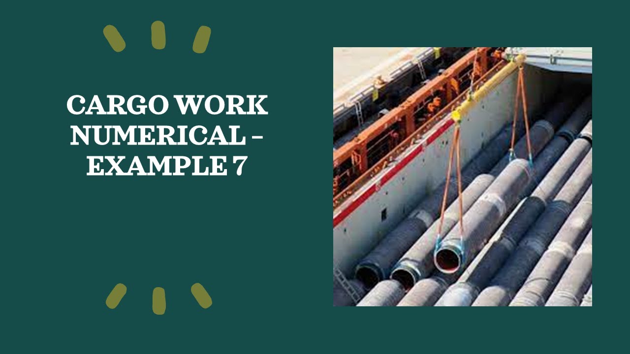Cargo work numerical - (loading 2 cargoes with different stowage factors in the same cargo hold)!