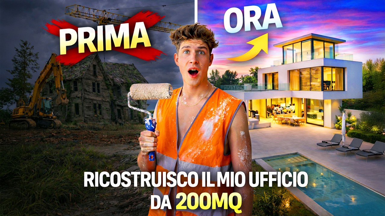 RICOSTRUISCO IL MIO NUOVO UFFICIO DA 200MQ