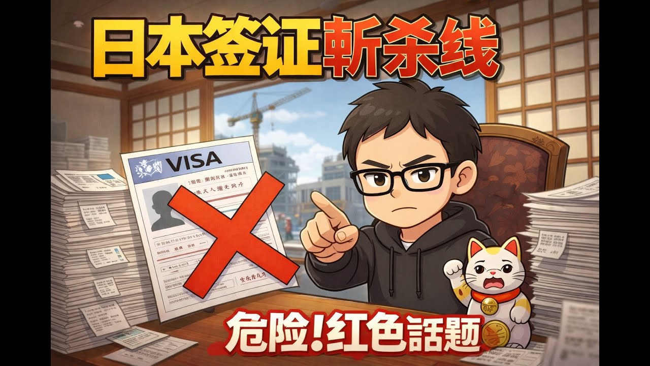 日本签证斩杀线｜为何大规模拒签｜揭秘签证&ldquo;战时审核状态&rdquo;｜避免被拒签的关键资料｜入管局续签被卡脖子的大多通病｜被拒签如何自救｜手把手教你打造证据链｜高度人才会是下个严查重灾区么？