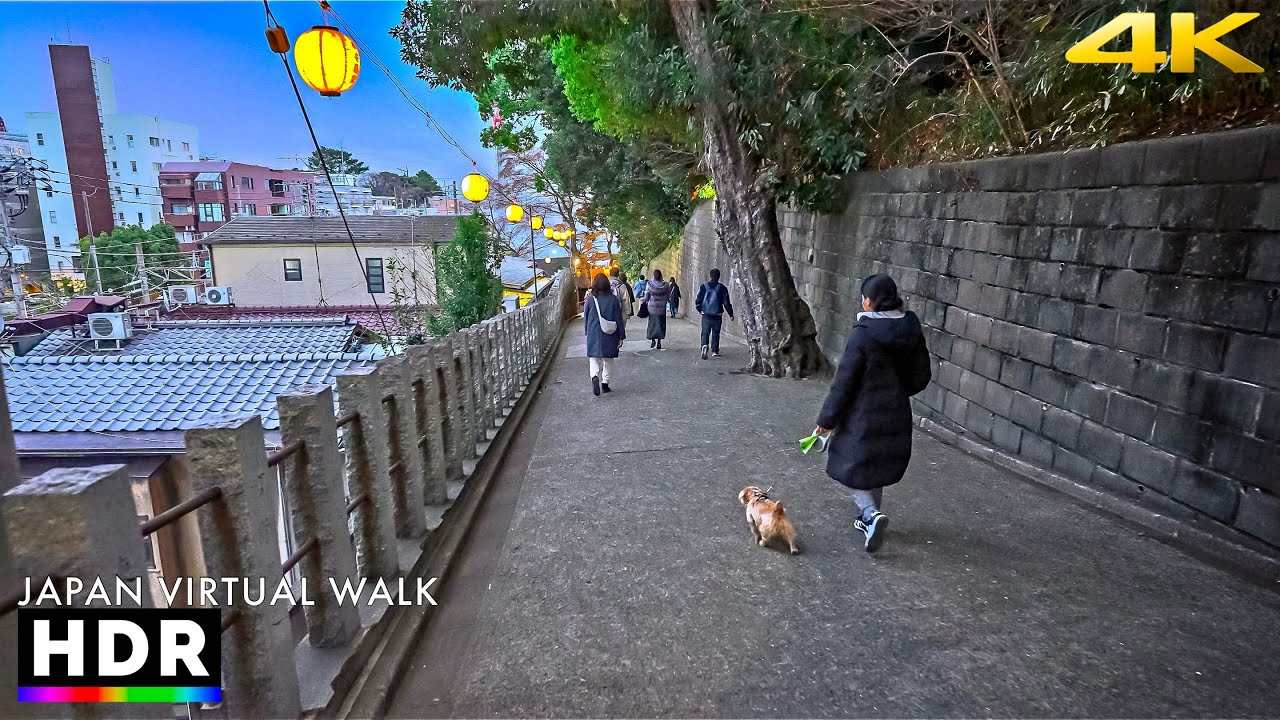 Japan - Tokyo walk to Kanagawa • 4K HDR