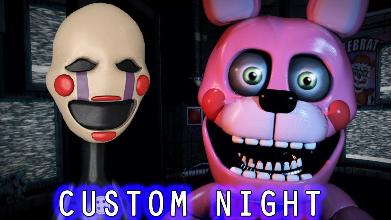 THE PUPPET PLAYS: Sister Location Custom Night || NEW ANIMATRONICS AND CHALLENGES!!!