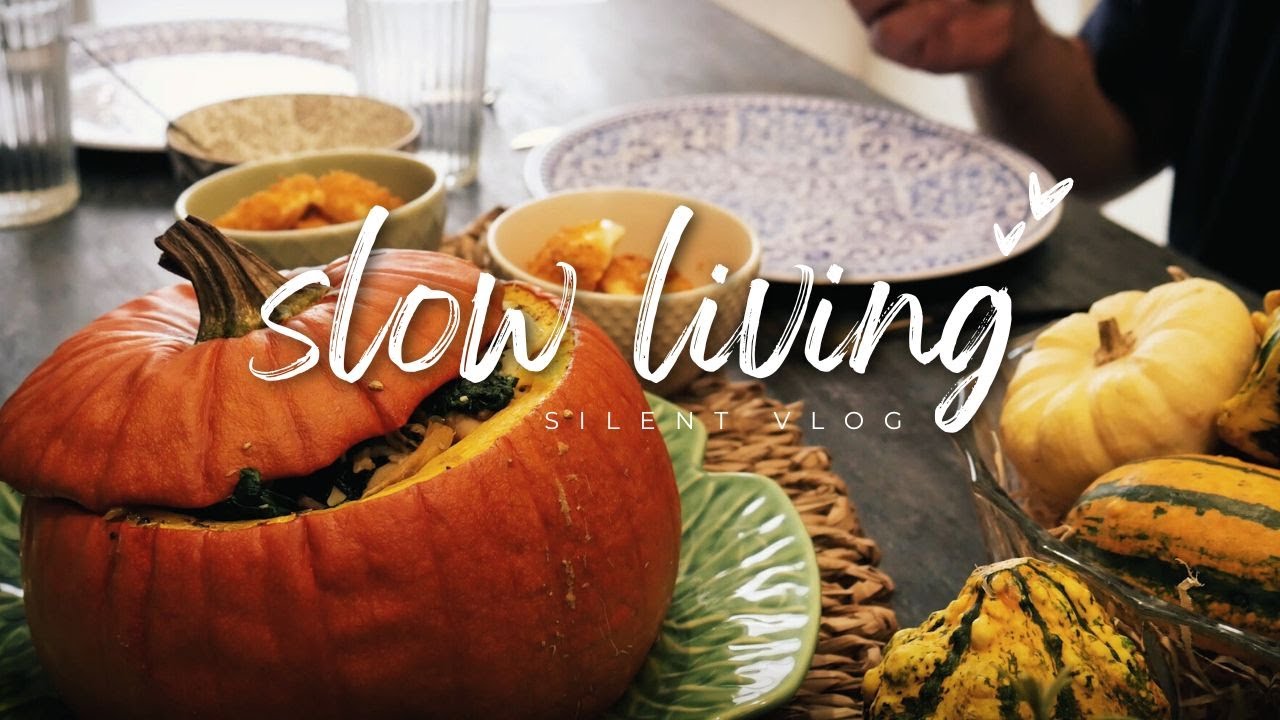 Slow living silent vlog | ASMR Autumn cooking recipes | A cozy fall weekend
