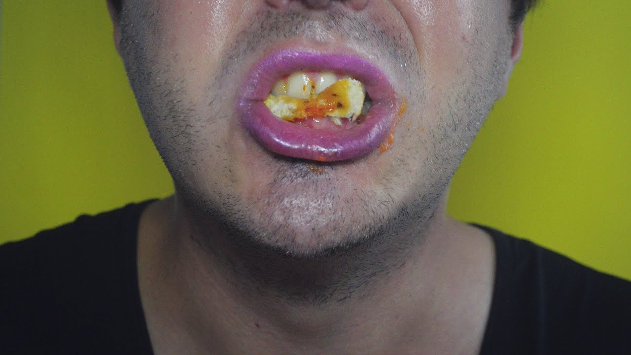 ASMR Eating Deep Fried Hot Pocket 먹방
