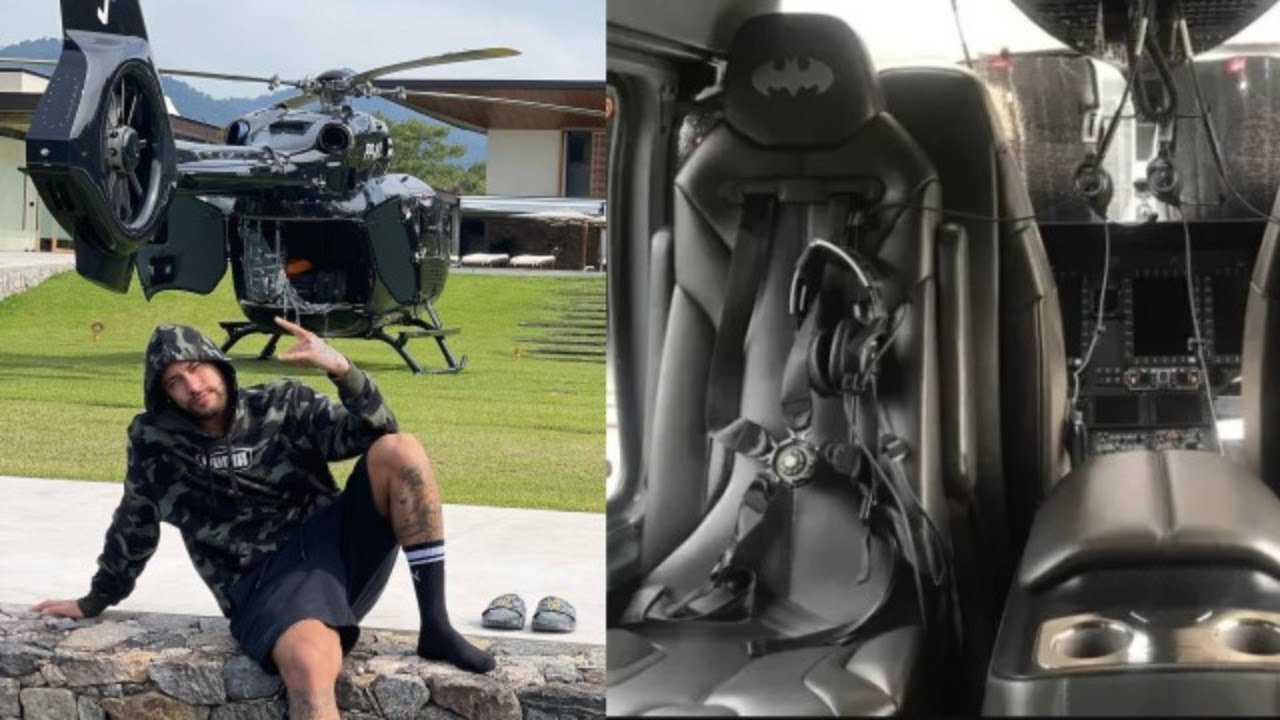 O INCRÍVEL Helicóptero Batman de Neymar