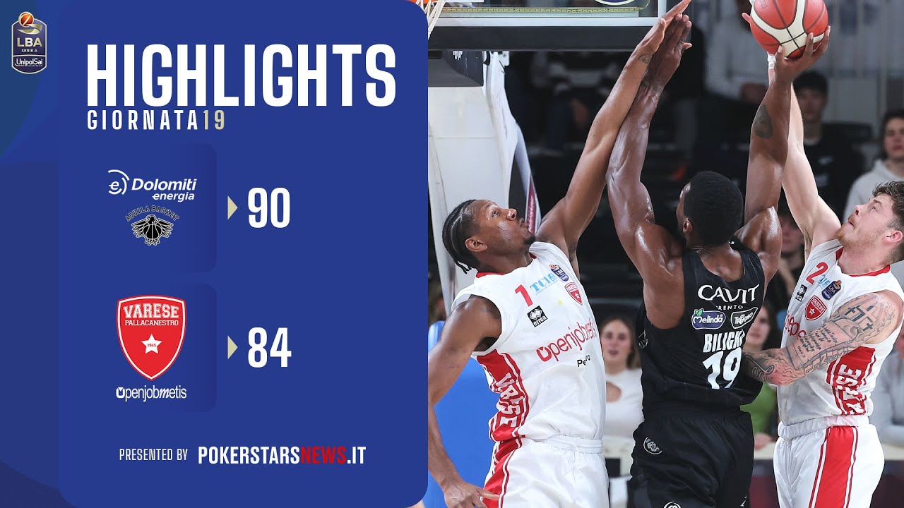 Dolomiti Energia Trentino – Openjobmetis Varese | Serie A UnipolSai 2023/24