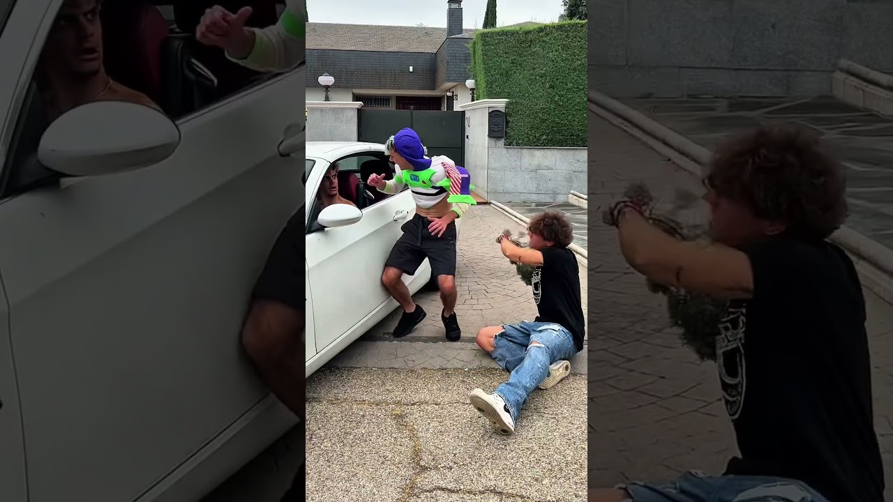 As&iacute; grabamos el video viral del coche!😂