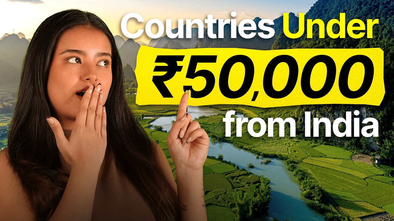 How to Travel Internationally Under ₹50,000 | Cheap Travel Tips from India