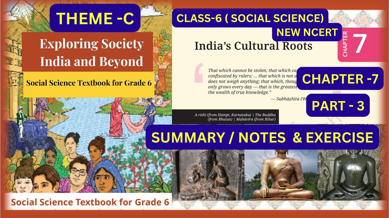 India's Cultural Routes || Chapter 7 | Part-3 || THEME C |Class 6 |Social Science | #class6th