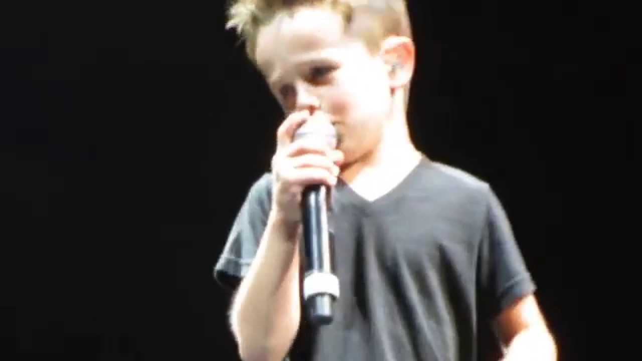 Griffin McIntyre sings Tonight NKOTB NYC 6-22-15