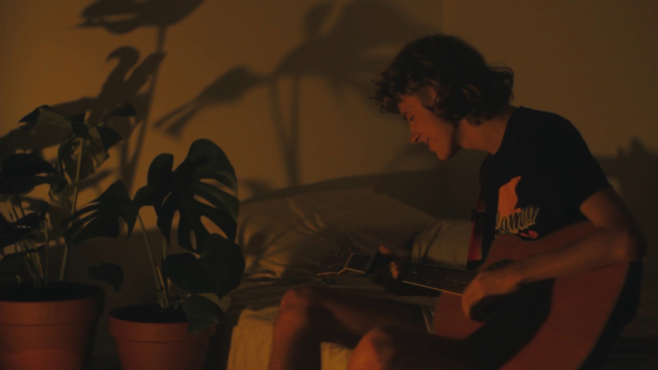 Alison by slowdive on an upside down right-handed guitar