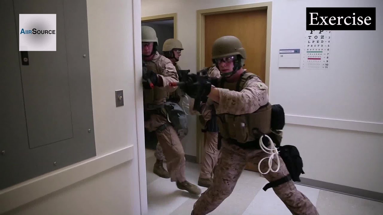 Marine Corps, Building Raid - Active Shooter Exercises at Hospital