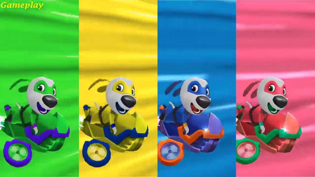 Colors Reaction Talking Tom Hero Dash NEW UPDATE Christmas 2019  SUPER HANK Gameplay