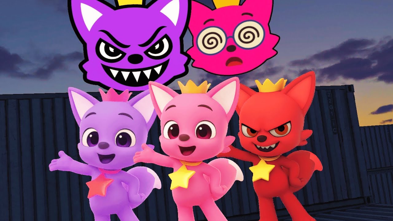 SUPER Pinkfong WACKY VARIANTS CRAZY CHASE In Port TRAJAN | Gmod Nextbots