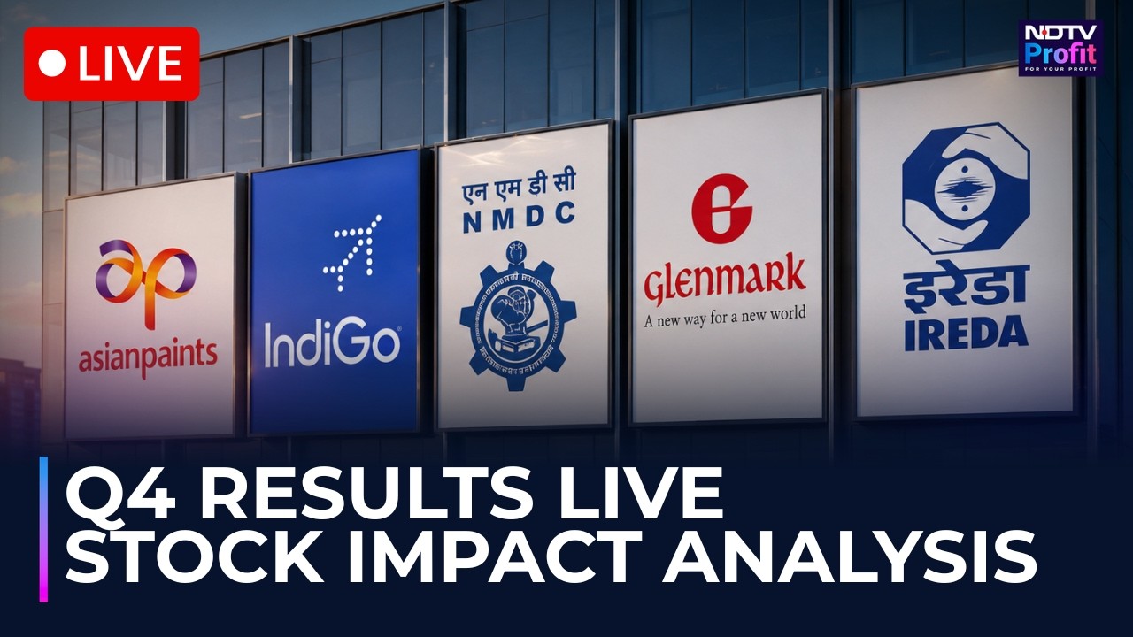 Q4 Results LIVE: Asian Paints, IndiGo, NMDC, Glenmark Pharma, IREDA | Q4 Analysis LIVE
