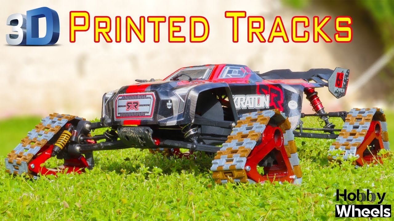 3D Printing Snow\sand traxx for ARRMA Kraton 1:8 scale/ modifying  All Terrain Traxx|Scale Addiction
