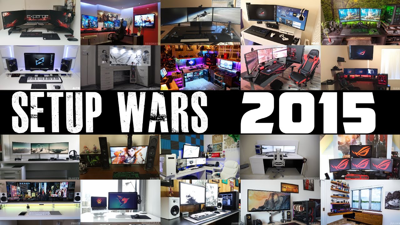Top 20 Desk Setups - Setup Wars 2015