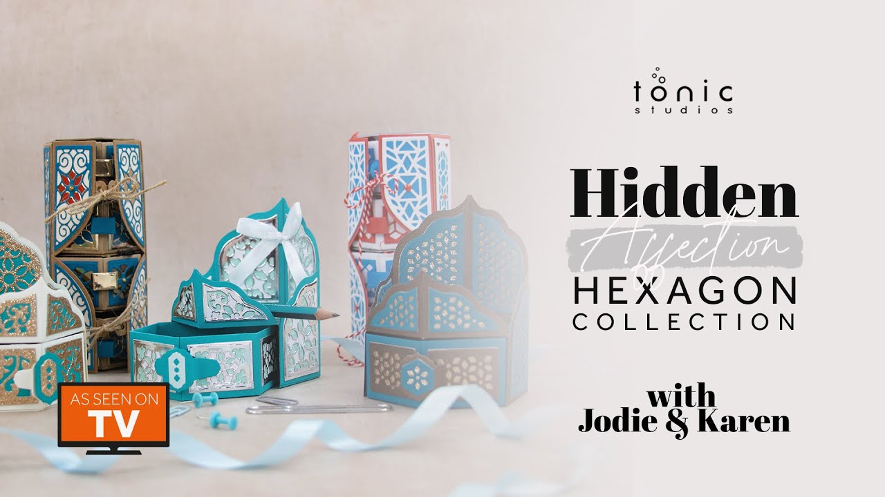 Jodie Johnson & Karen Rowland unbox and put together a brilliant gift box die set | Tonic Studios