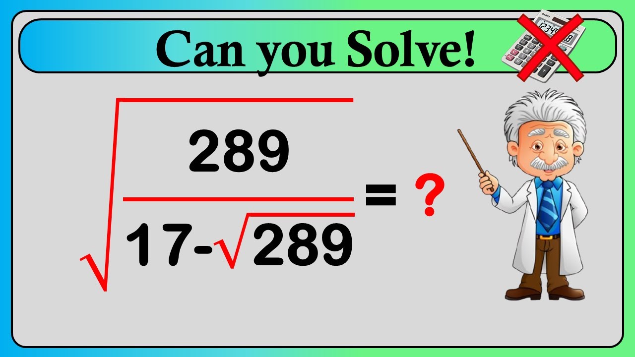 Nice Square Root Math Simplification Problem | How to Solve !!!!