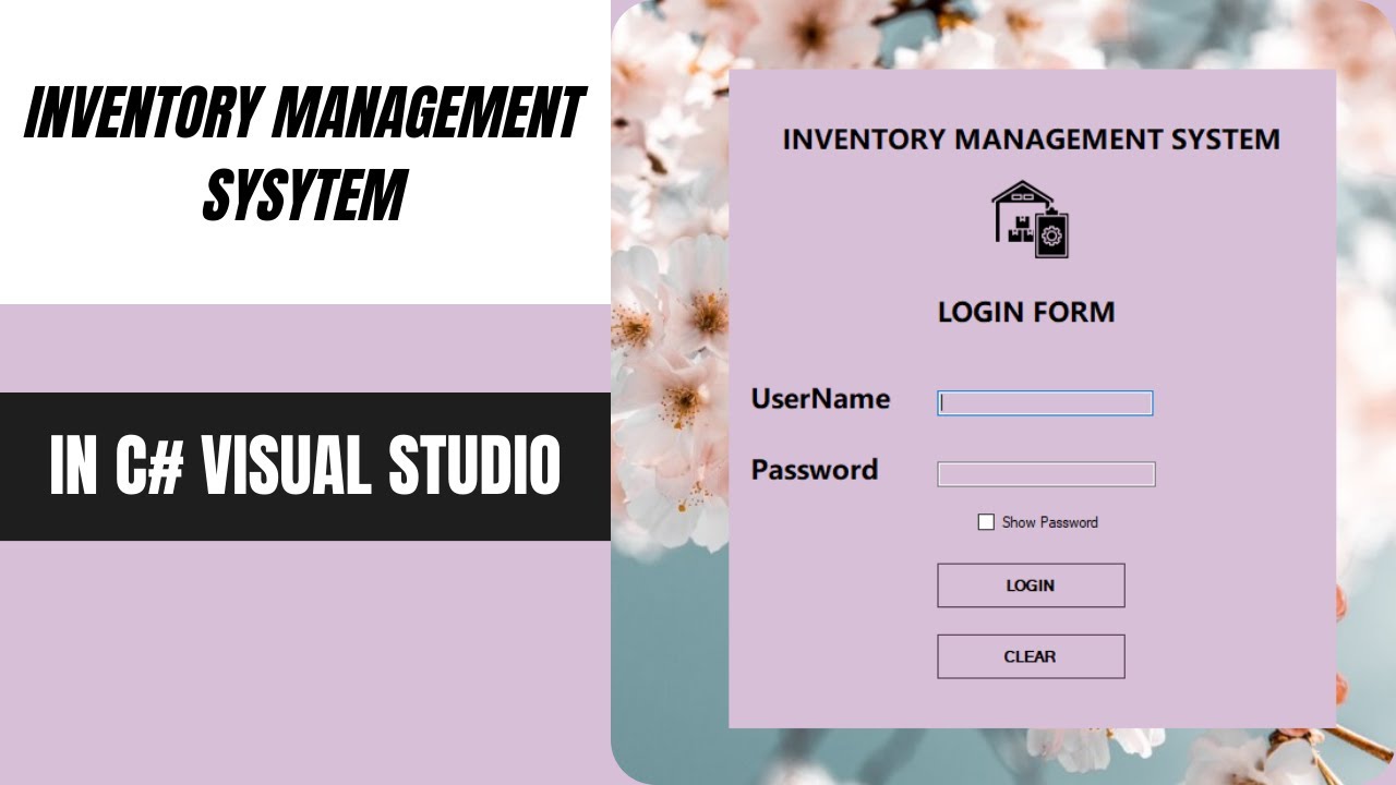 Inventory Management System In C# |Visual Studio 2022|