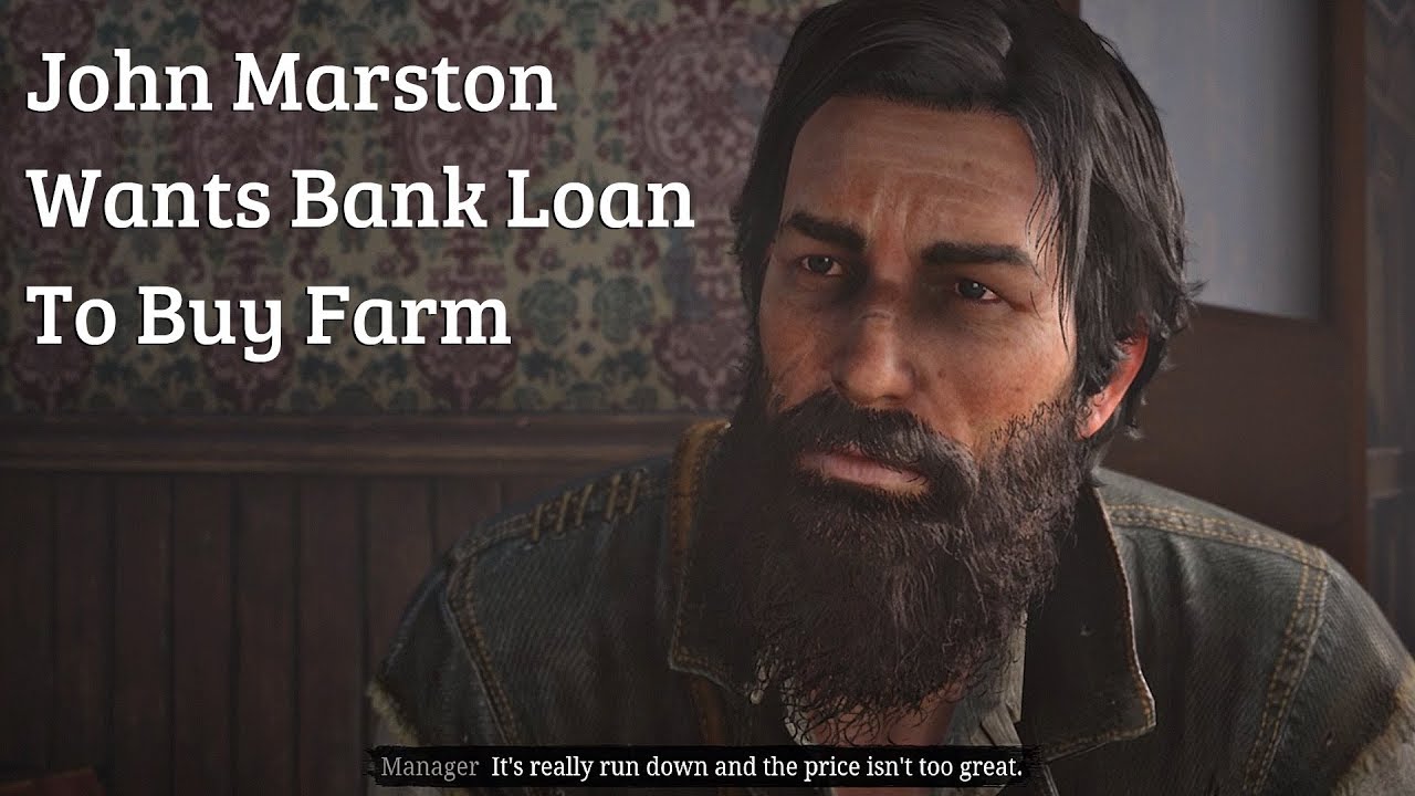Red Dead redemption 2 - John Marston Gets Bank Loan For Farm & Meets Uncle After Many Years