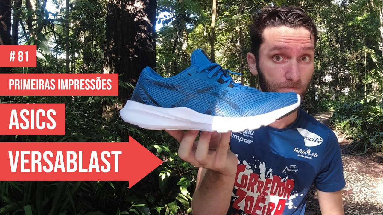 ASICS VERSABLAST - Primeiras impressões (Leve, confortável e barato!)