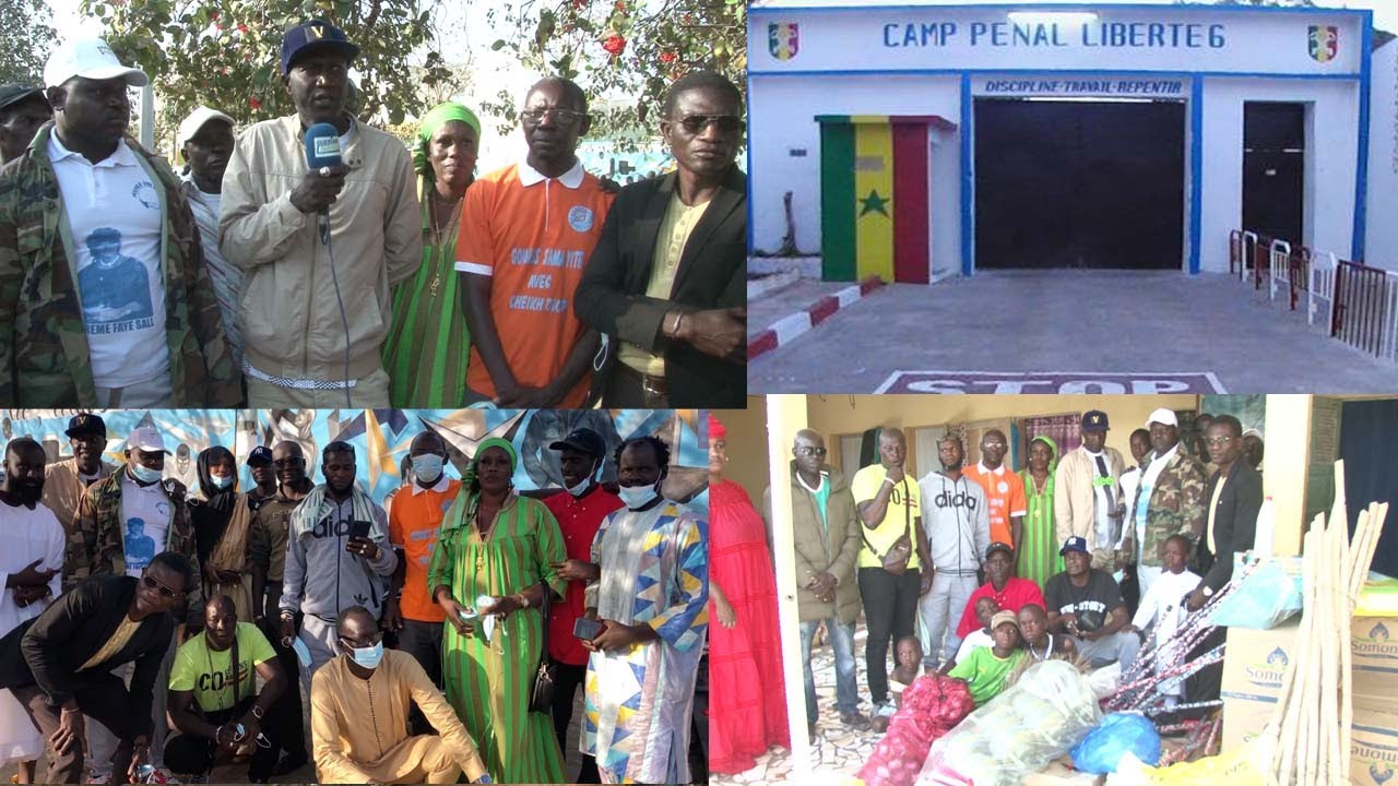 Geste très Touchant : Ndiouga Beye ,Pa Laye des anciens détenus  Font Un Don Au Camp Penal avec ....