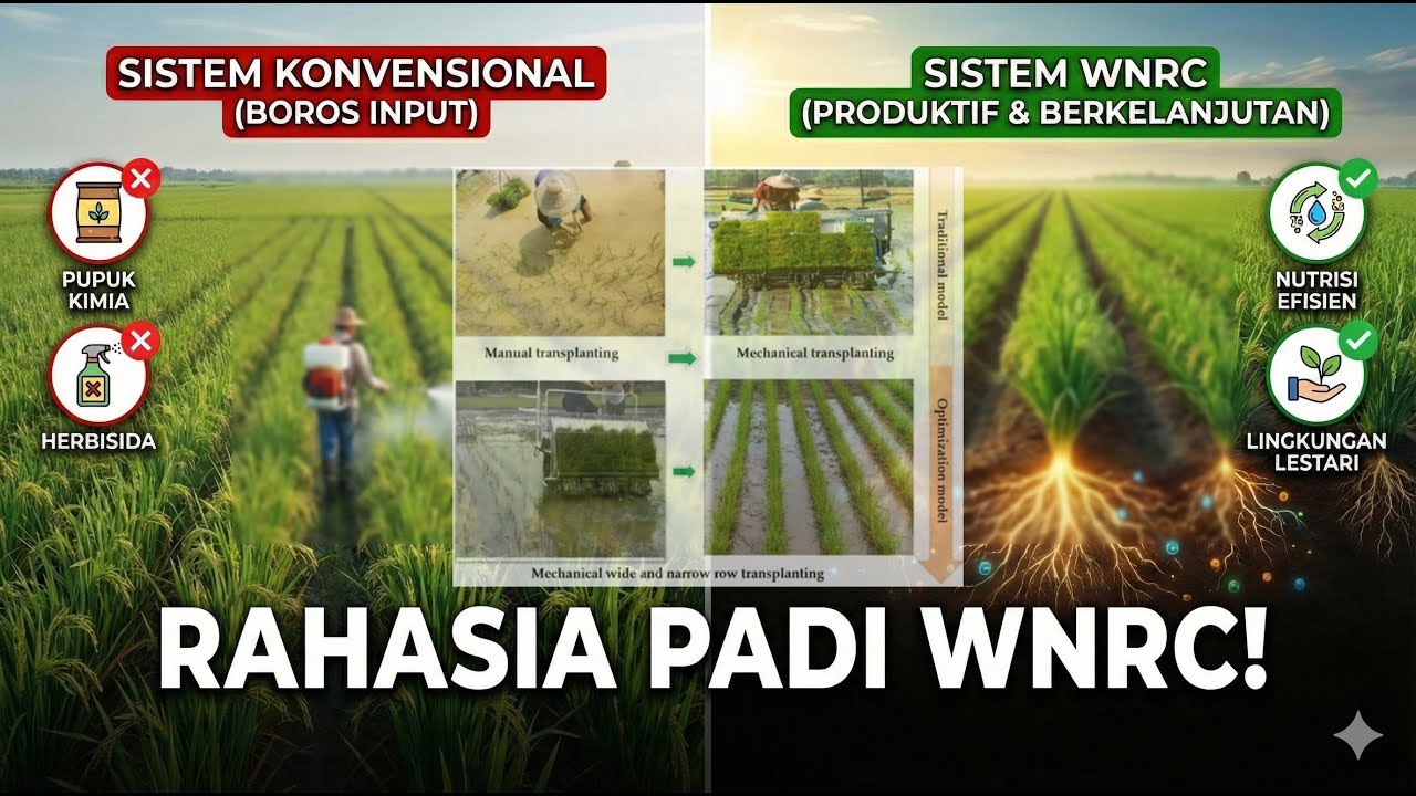 Inovasi Jarak Tanam Padi, Hemat Kimia dan Panen Maksimal