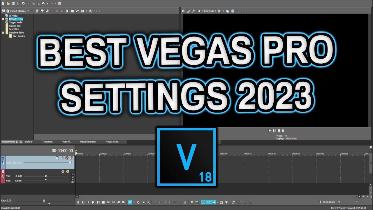 VEGAS Pro 18 // Лучшие свойства проекта и настройки рендеринга (для HD-видео на YouTube и TikTok)