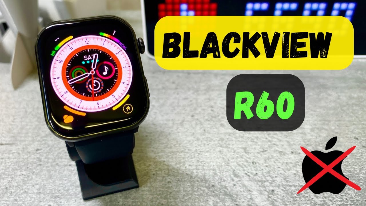 Blackview R60 бюджетний годиник з Amoled. Apple watch за 20$.
