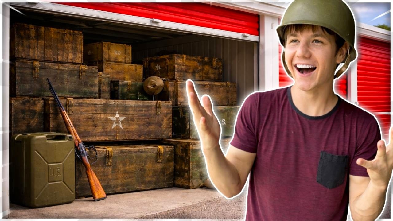 I BOUGHT A WW2 VETERANS ABANDONED STORAGE UNIT FULL OF SILVER!!