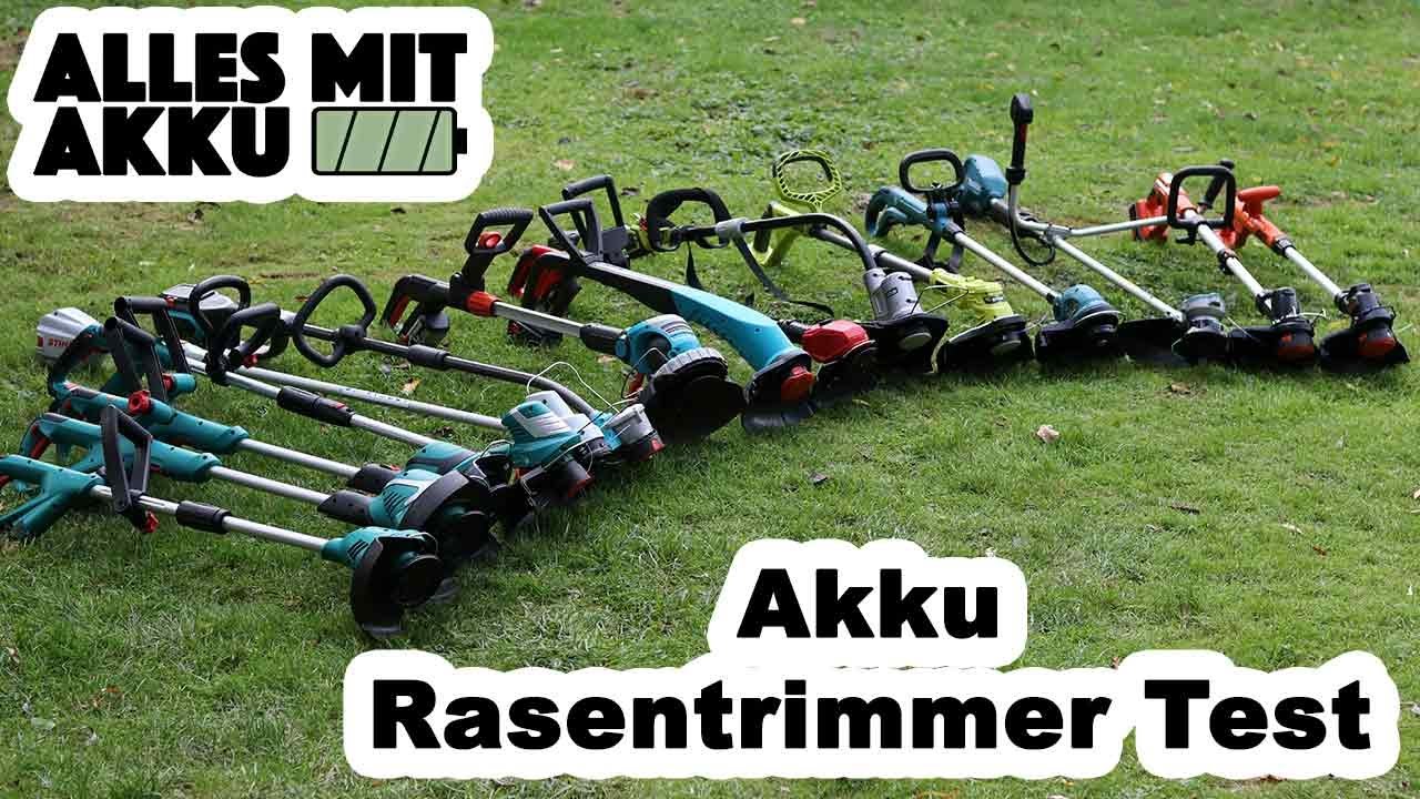 Akku Rasentrimmer Test | Die besten Ger&auml;te:&nbsp;Makita, Stihl, Bosch, Black + Decker, Ryobi, Einhell
