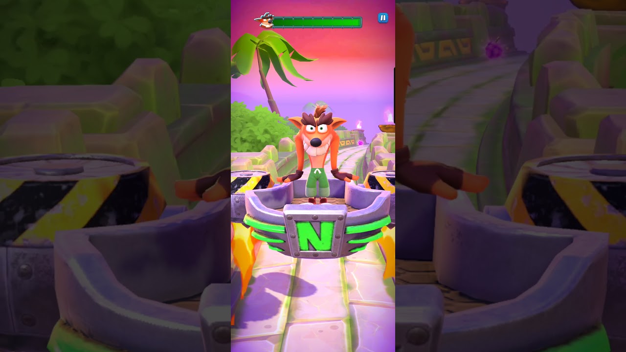 Crash Bandicoot: On the run - Fake Crash Boss Fight