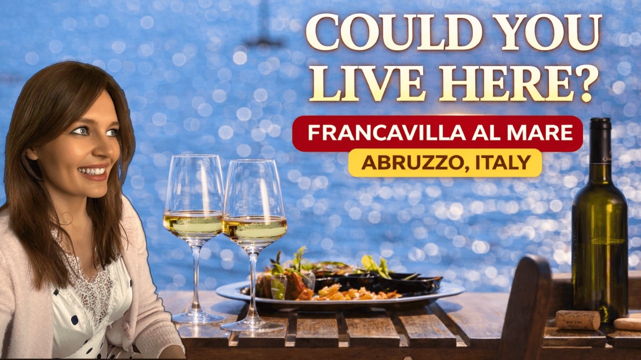 Лучшие места для жизни в Абруццо, Италия. Эпизод 2. Франкавилла-аль-Маре &mdash; Поезд и море!