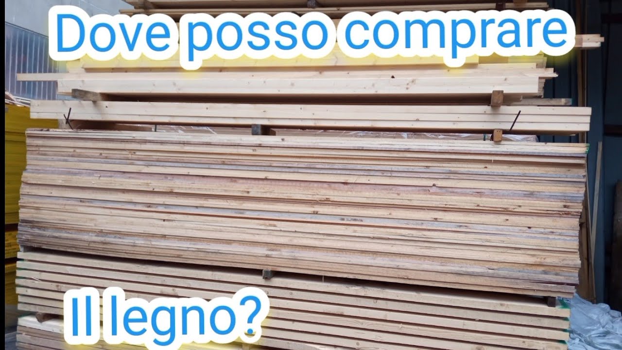 Dove posso comprare il legno?