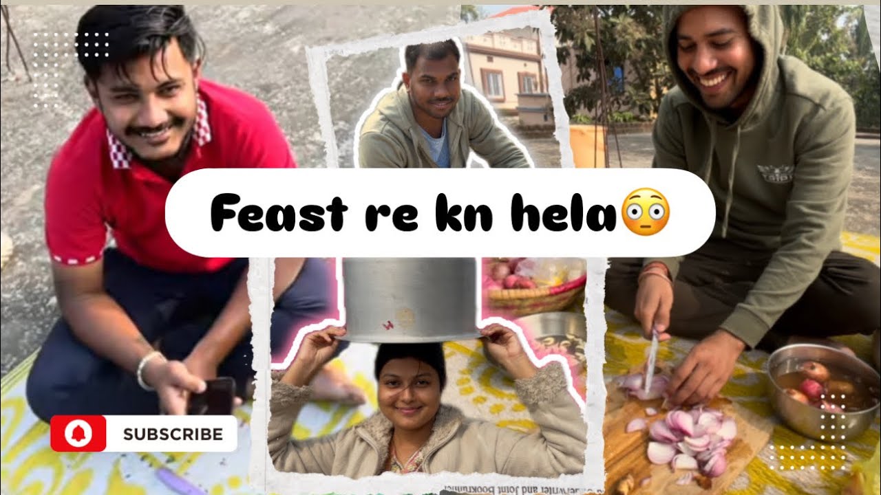 Feast re kn sabu hela 🤯|| Biriyani karu karu ye kn heigola 😳🫨