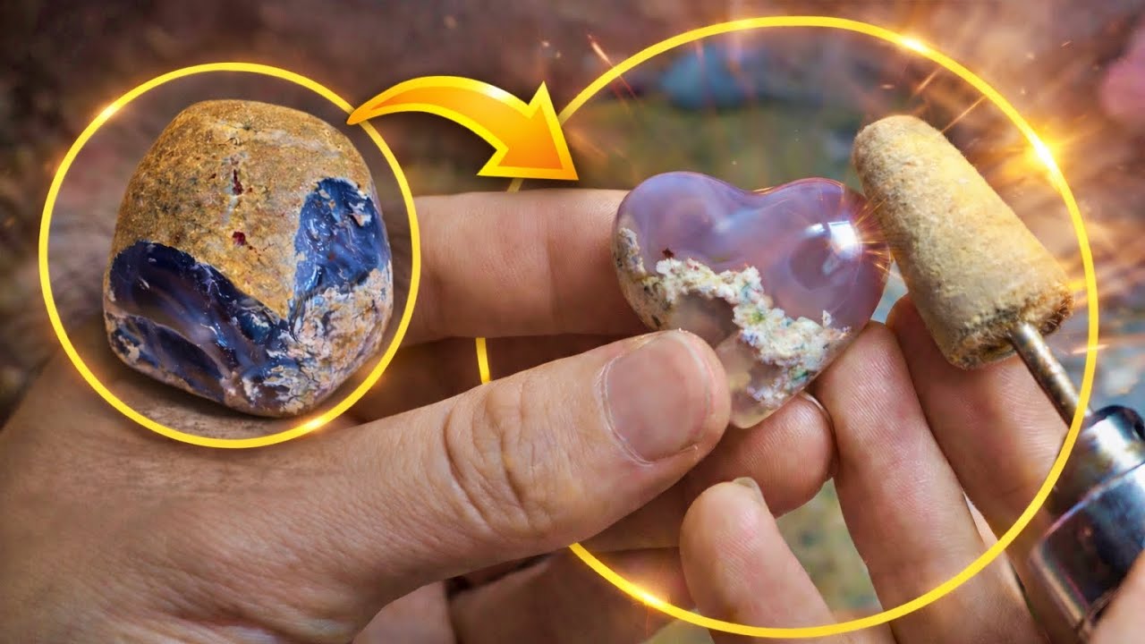 Very Amazing Gemstone Carving | Gem Cutting By Iranian Gemcutter | Agate Carving