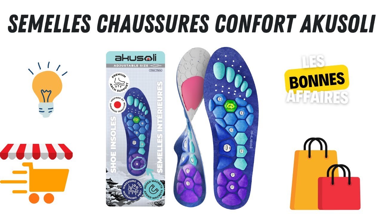 Revue : Semelles Pieds Plats Akusoli