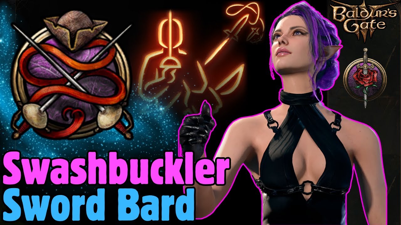 SWASHBUCKLER Sword Bard x Rogue Build - Baldur's Gate 3
