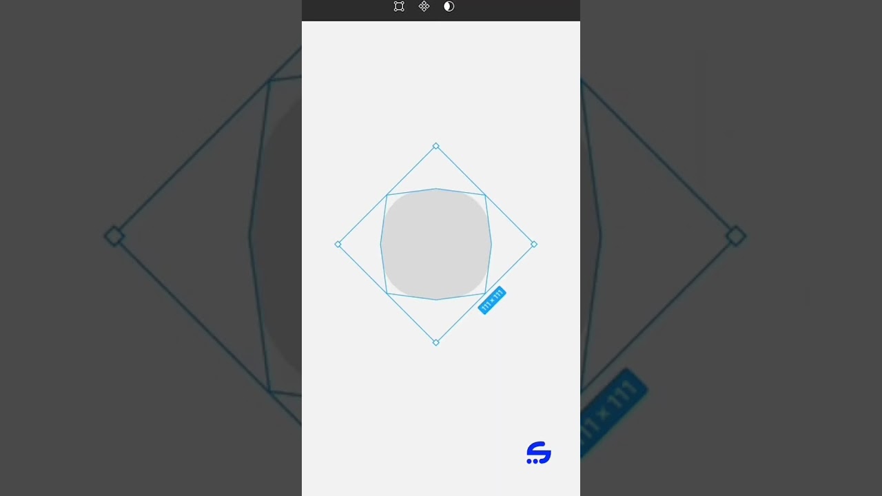 How to make squircle icon in figma #figma #icon #ui #design #squircle #samsungicon