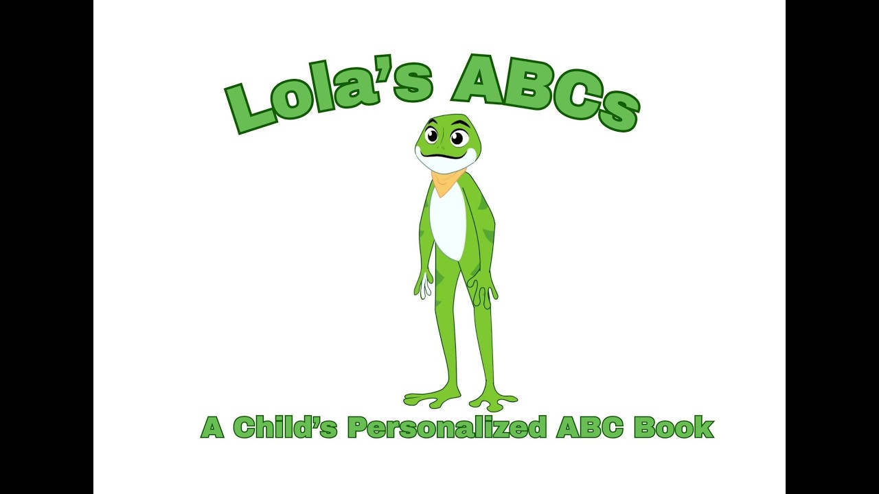 Lola's ABC Animal Learning Storybook - Personalized kids' Video