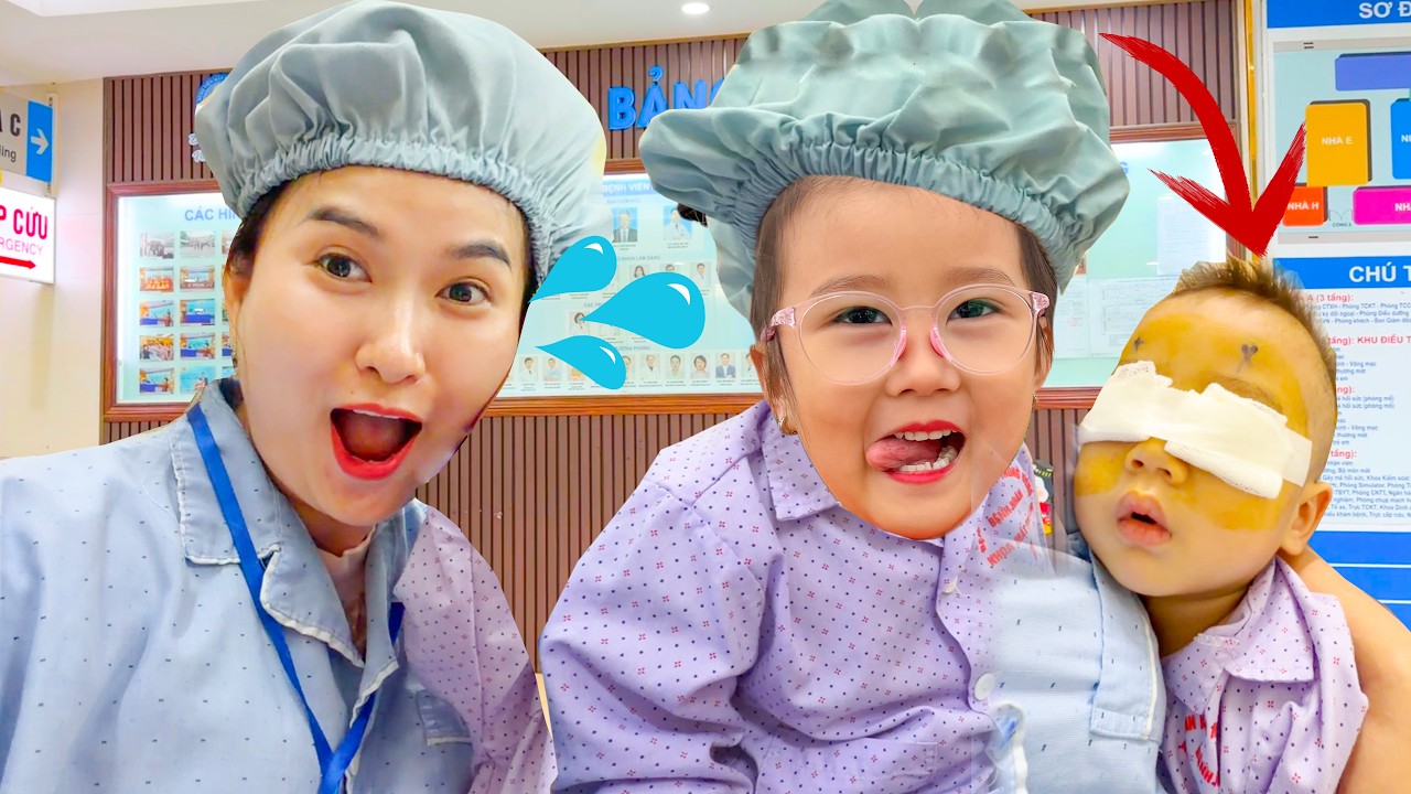 Cam Cam bất ngờ đưa em T&aacute;o đi bệnh viện v&agrave; h&agrave;nh tr&igrave;nh mổ quặm mi bẩm sinh.