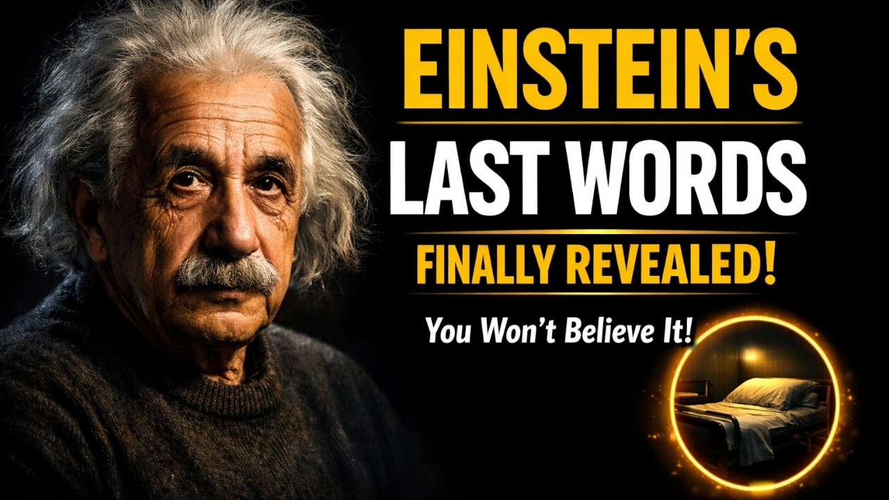 Einstein’s Last Words Finally Revealed! You Won’t Believe It