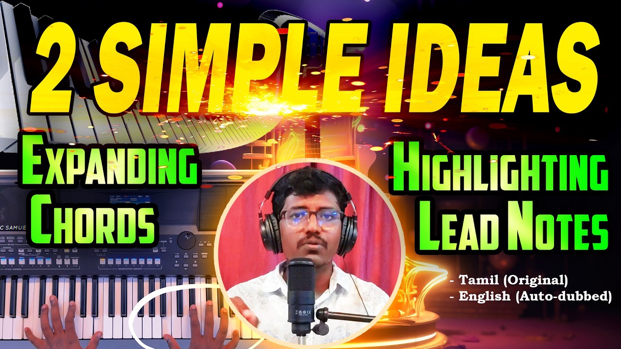 Expanding Chords | Highlighting Lead Notes | Learn Keyboard Techniques in Tamil | Fredric Samuel