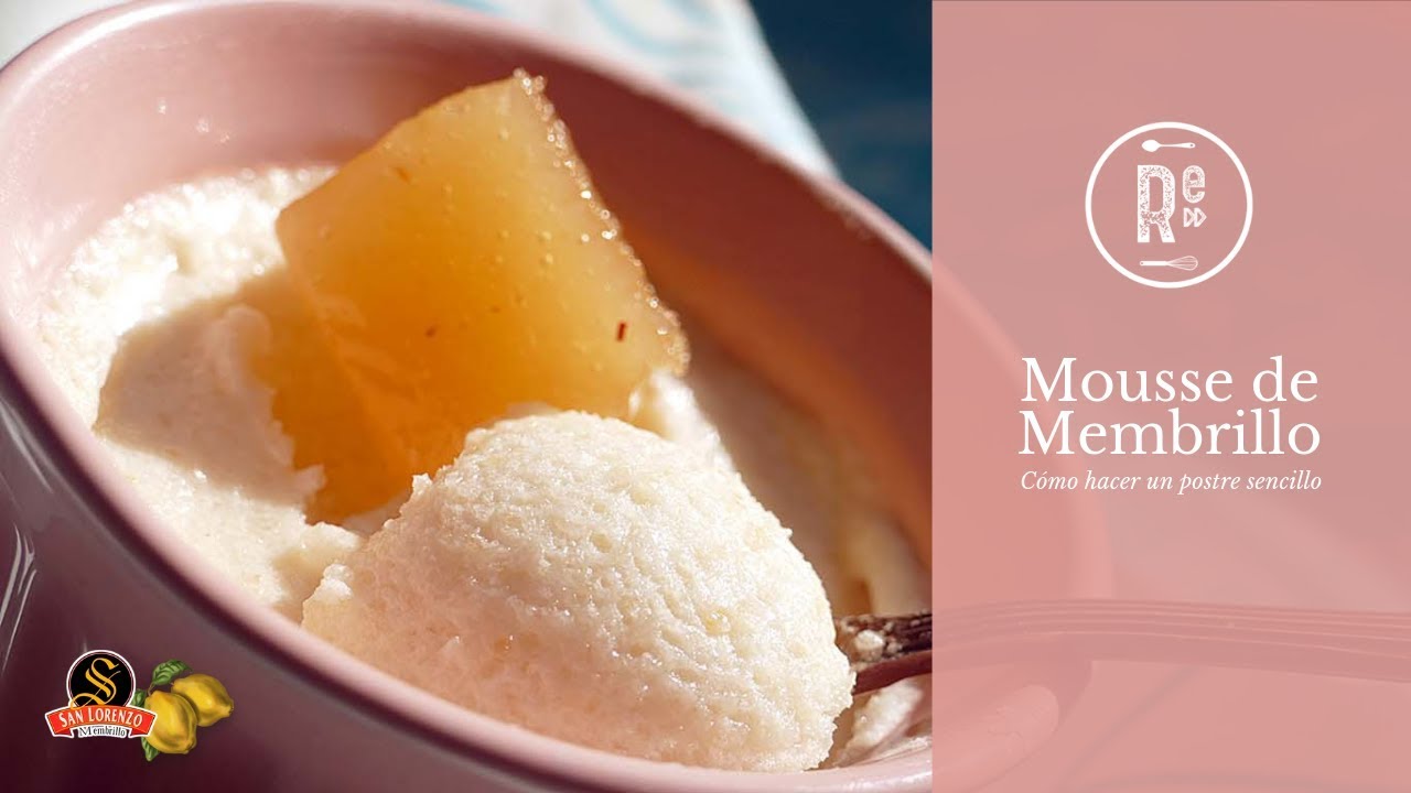 Mousse de Membrillo - Fácil - Recetas Explosivas y Membrillos San Lorenzo